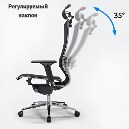 Кресло компьютерное МЕТТА Samurai S-3, черный z1D.3.15.109