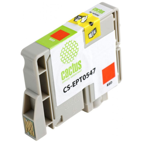 Картридж Cactus T0547 (CS-EPT0547) красный для Epson