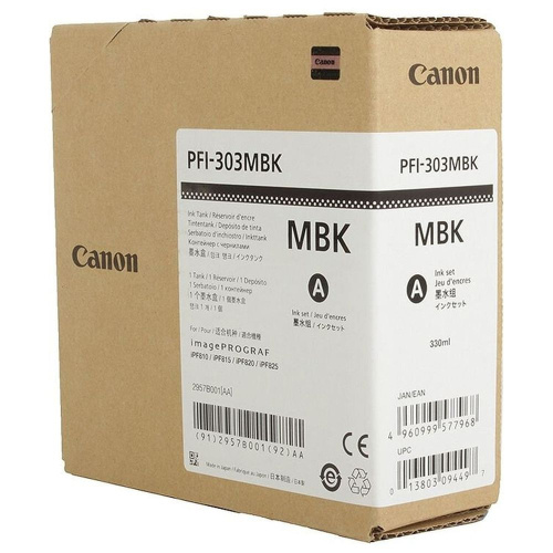 Картридж Canon PFI-303MBK (2957B001) матовый черный