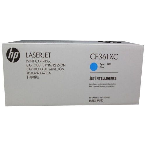 Картридж HP CF361XC (508X) голубой