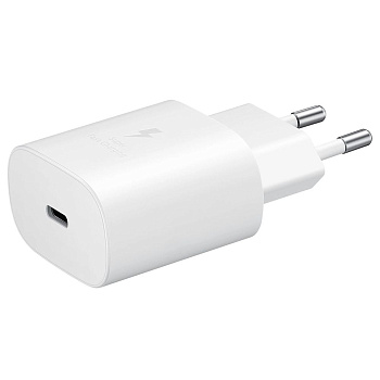 Зарядное устройство сетевое Samsung Travel Adapter EP-TA800, 25W, Type-C, белый
