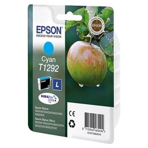 Картридж Epson T129240 (T1292, C13T12924010) голубой