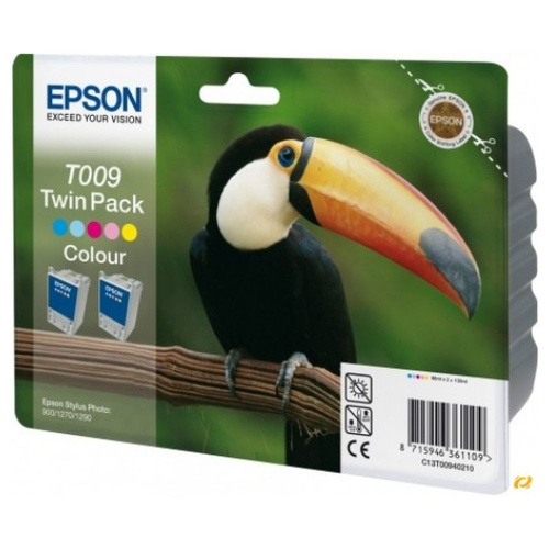 Картридж Epson C13T00940210 (T009) 2 шт/уп цветной