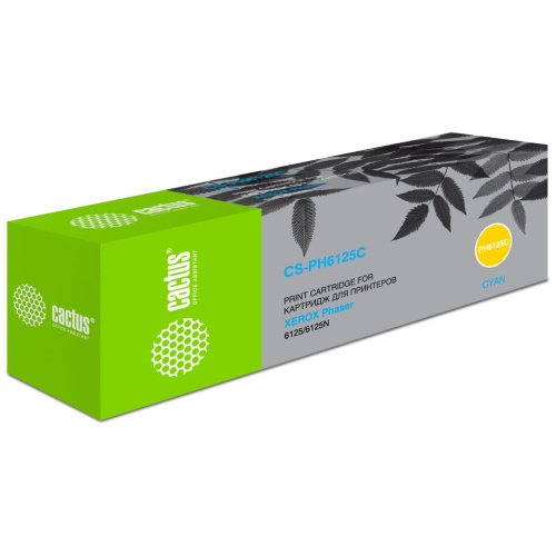 Картридж Cactus 106R01335 (CS-PH6125C) голубой для Xerox