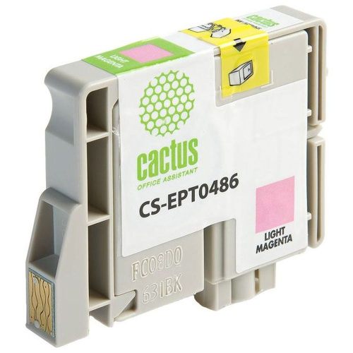 Картридж Cactus T0486 CS-EPT0486) светло-пурпурный для Epson