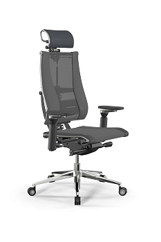 Кресло компьютерное МЕТТА Y 4DF B2-14D - YM93+Infinity, темно-серый, z509232432
