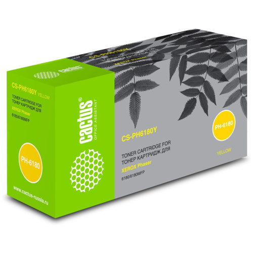 Картридж Cactus 113R00725 (CS-PH6180Y) желтый для Xerox