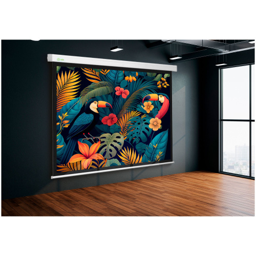Экран Cactus 203x152см Motoscreen, 100", 4:3 настенно-потолочный, рулонный, эл.привод CS-PSM-152x203