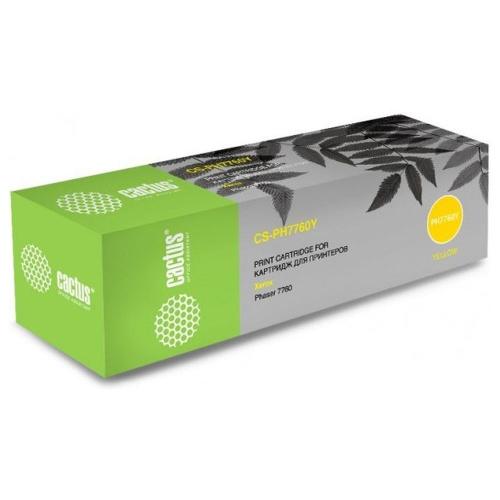 Картридж Cactus 106R01162 (CS-PH7760Y) желтый для Xerox