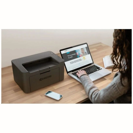 Принтер лазерный Kyocera Ecosys PA2001w (1102YVЗNL0), A4, WiFi, черный