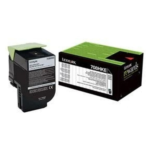 Картридж Lexmark 70C8HKE черный