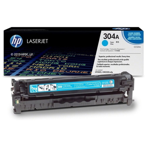 Картридж HP CC531A (304A) голубой