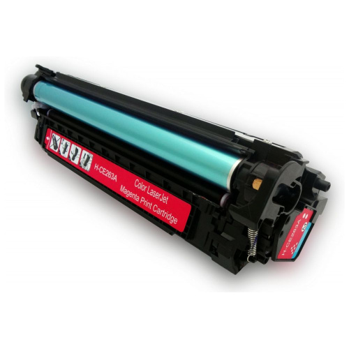 Картридж PrintLight CE263A пурпурный для HP