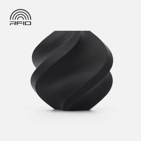 Филамент Bambu Lab PLA Pure 1кг, RFID (с катушкой) Absolute Black (17101)