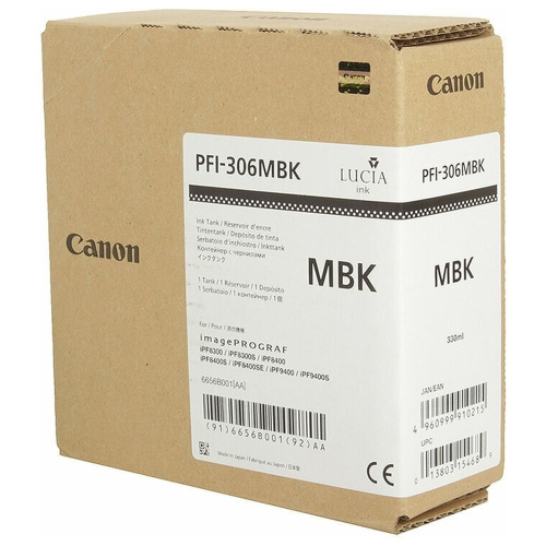 Картридж Canon PFI-306MBK (6656B001) матовый черный