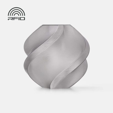 Филамент Bambu Lab PETG Translucent 1кг, RFID (без катушки) Gray (32100)