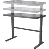 Стол компьютерный Cactus 120x60x72-120см, электрорегулировка по высоте (CS-EGD-BBK)
