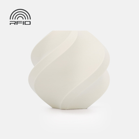 Филамент Bambu Lab PLA Matte 1кг, RFID (без катушки) Matte Bone White (11103)