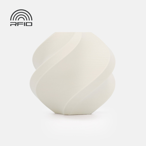 Филамент Bambu Lab PLA Matte 1кг, RFID (без катушки) Matte Bone White (11103)