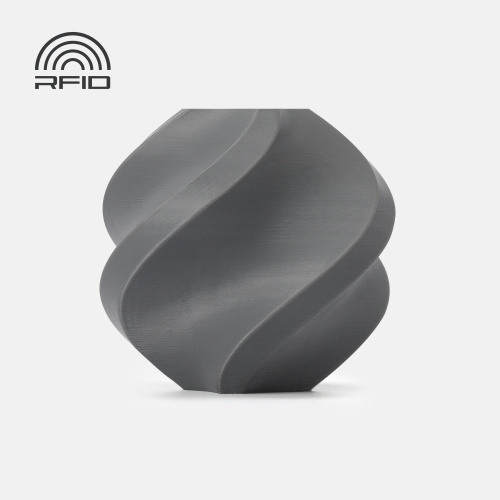 Филамент Bambu Lab PETG HF 1кг, RFID (без катушки) Dark Gray (33103)