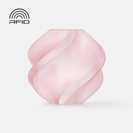 Филамент Bambu Lab PETG Translucent 1кг, RFID (без катушки) Pink (32200)