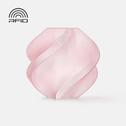 Филамент Bambu Lab PETG Translucent 1кг, RFID (без катушки) Pink (32200)