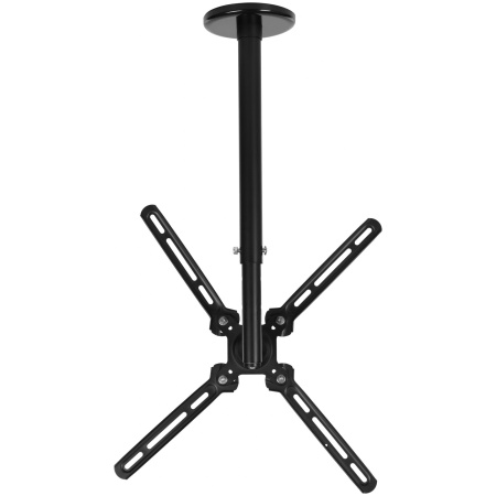 Кронштейн для телевизора потолочный Cactus 23"-55", поворот и наклон, до 45кг, черный,  CS-CP07