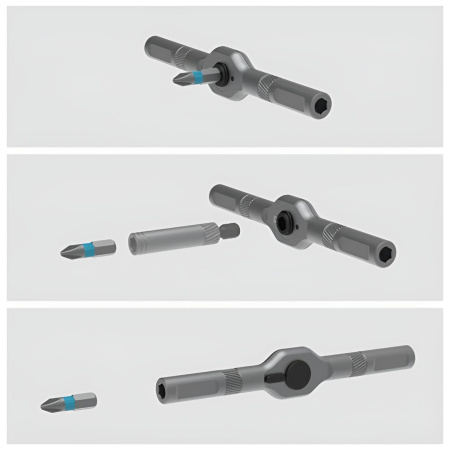 Набор инструментов с насадками DUKA Atuman RS-1 Multipurpose Ratchet Screwdriver Set (24 предмета)