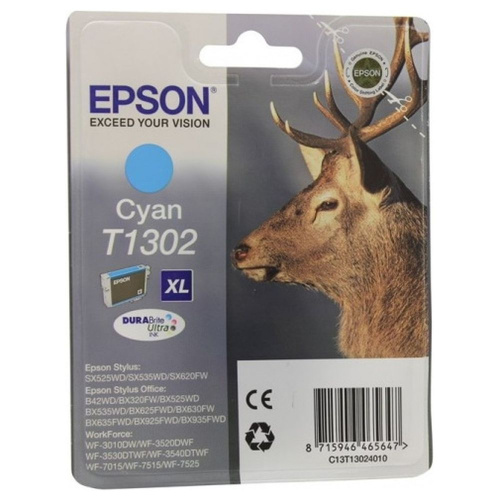 Картридж Epson T130240 (C13T13024010) голубой