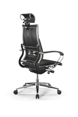 Кресло компьютерное МЕТТА Y 2DM B2-10K - Infinity, черный (бежевая строчка), z509231961