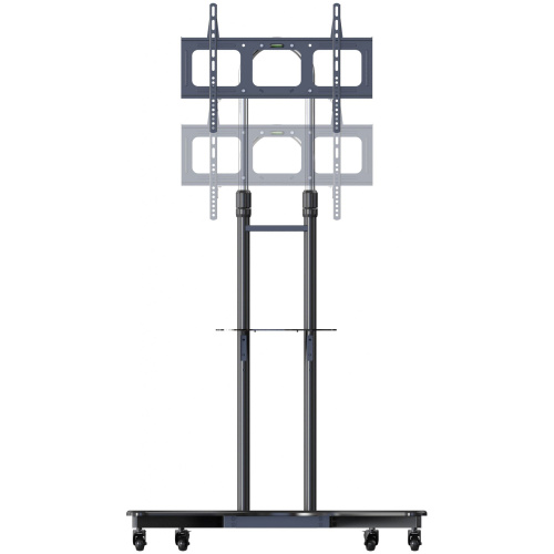 Стойка для телевизора напольная Cactus 37"-75", на колесах, до 81.6кг, черная, CS-ST31