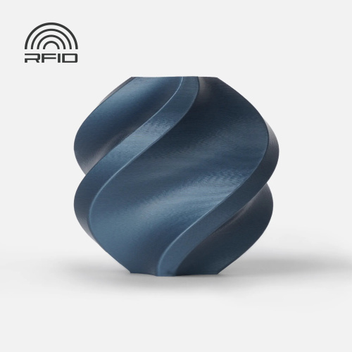Филамент Bambu Lab PLA Metal 1кг, RFID (с катушкой) Cobalt Blue Metallic (13600)