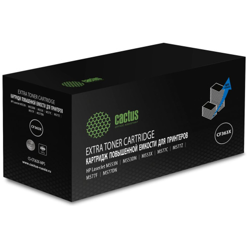 Картридж Cactus CF363X (CS-CF363X-MPS) 508X пурпурный увеличенной емкости для HP