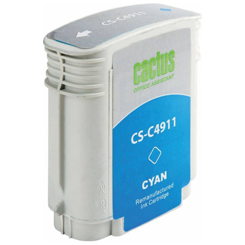 Картридж Cactus C4911A (CS-C4911) 82 голубой для HP