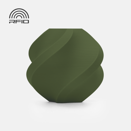 Филамент Bambu Lab PLA Matte 1кг, RFID (с катушкой) Matte Dark Green (11501)
