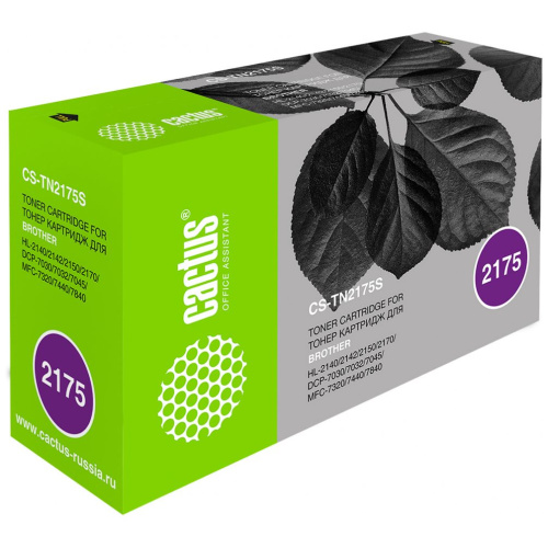 Картридж Cactus TN-2175 (CS-TN2175S) для Brother
