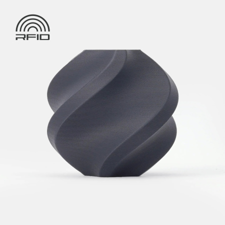 Филамент Bambu Lab PLA-CF 1кг, RFID (с катушкой) Lava Gray (14101)