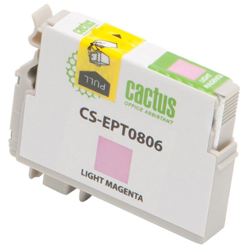 Картридж Cactus T0806 (CS-EPT0806) светло-пурпурный для Epson