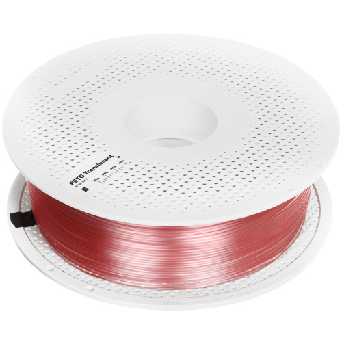 Филамент Bambu Lab PETG Translucent 1кг, RFID (с катушкой) Pink (32200)