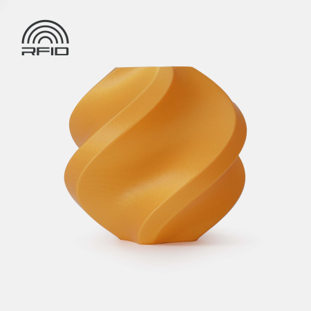 Филамент Bambu Lab PLA Basic 1кг, RFID (без катушки) Gold (10401)