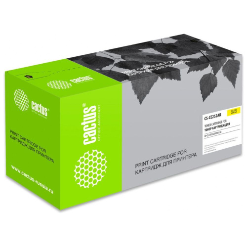 Картридж Cactus CE252A (CS-CE252A) 504A желтый для HP