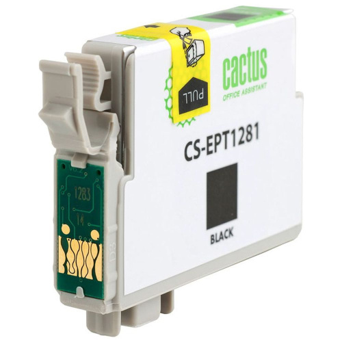 Картридж Cactus T1281 (CS-EPT1281) черный для Epson