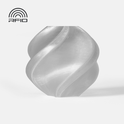 Филамент Bambu Lab PETG Translucent 1кг, RFID (с катушкой) Clear (32101)