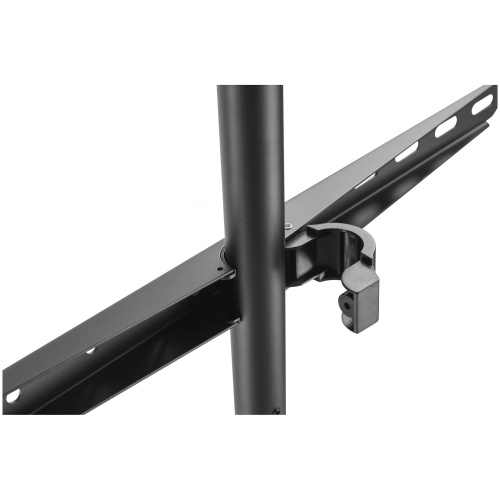 Подставка для телевизора напольная Cactus 45"-65", до 32кг, черная/орех, CS-ST1246BKWN