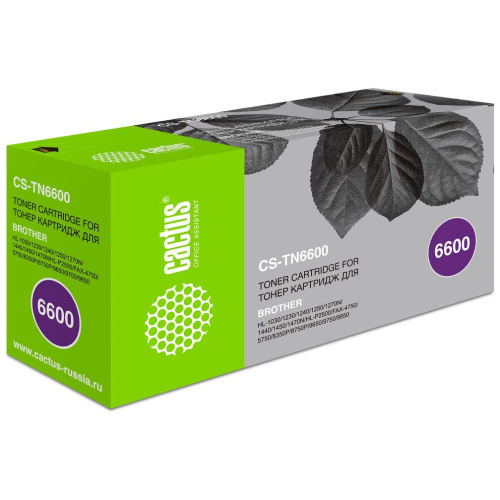Картридж Cactus TN-6600 (CS-TN6600) для Brother