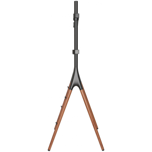 Подставка для телевизора напольная Cactus 49"-70", до 40кг, черная/орех, CS-ST1247BKWN