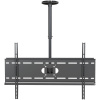 Кронштейн для телевизора потолочный Cactus 37"-70", поворот и наклон, до 81кг, черный,  CS-CP04-R