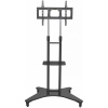Стойка для телевизора напольная Cactus 37"-75", на колесах, до 81.6кг, черная, CS-ST31