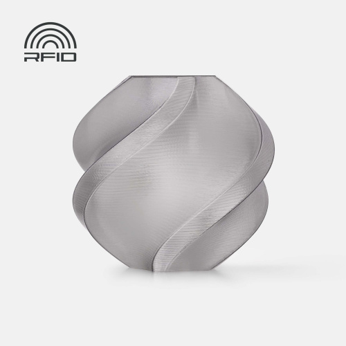 Филамент Bambu Lab PETG Translucent 1кг, RFID (с катушкой) Gray (32100)