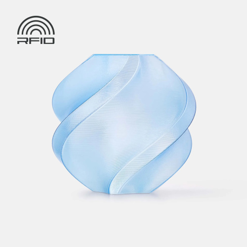Филамент Bambu Lab PETG Translucent 1кг, RFID (без катушки) Light Blue (32600)